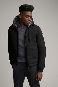 Chamarras Canada Goose Hombre Mexico - Lodge Chaqueta De Plumas Black Label Negros BP5471830